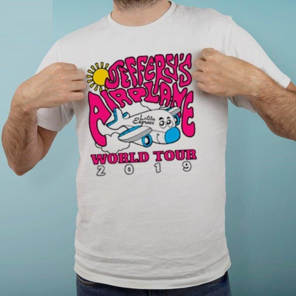 Jeffereys Airplane World Tour Retro Music Fan Collector Concert Graphic